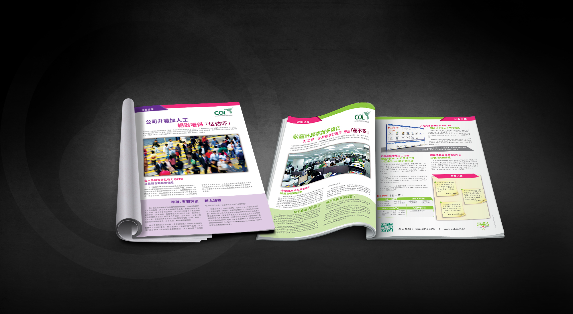 COL Limited - Advertorial Design