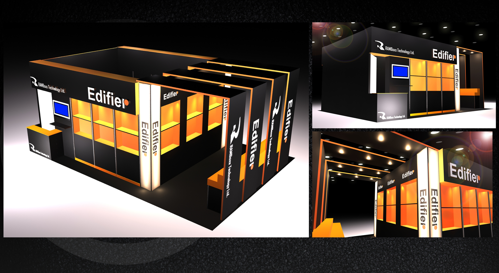 Edifier - Raw Space Booth Design