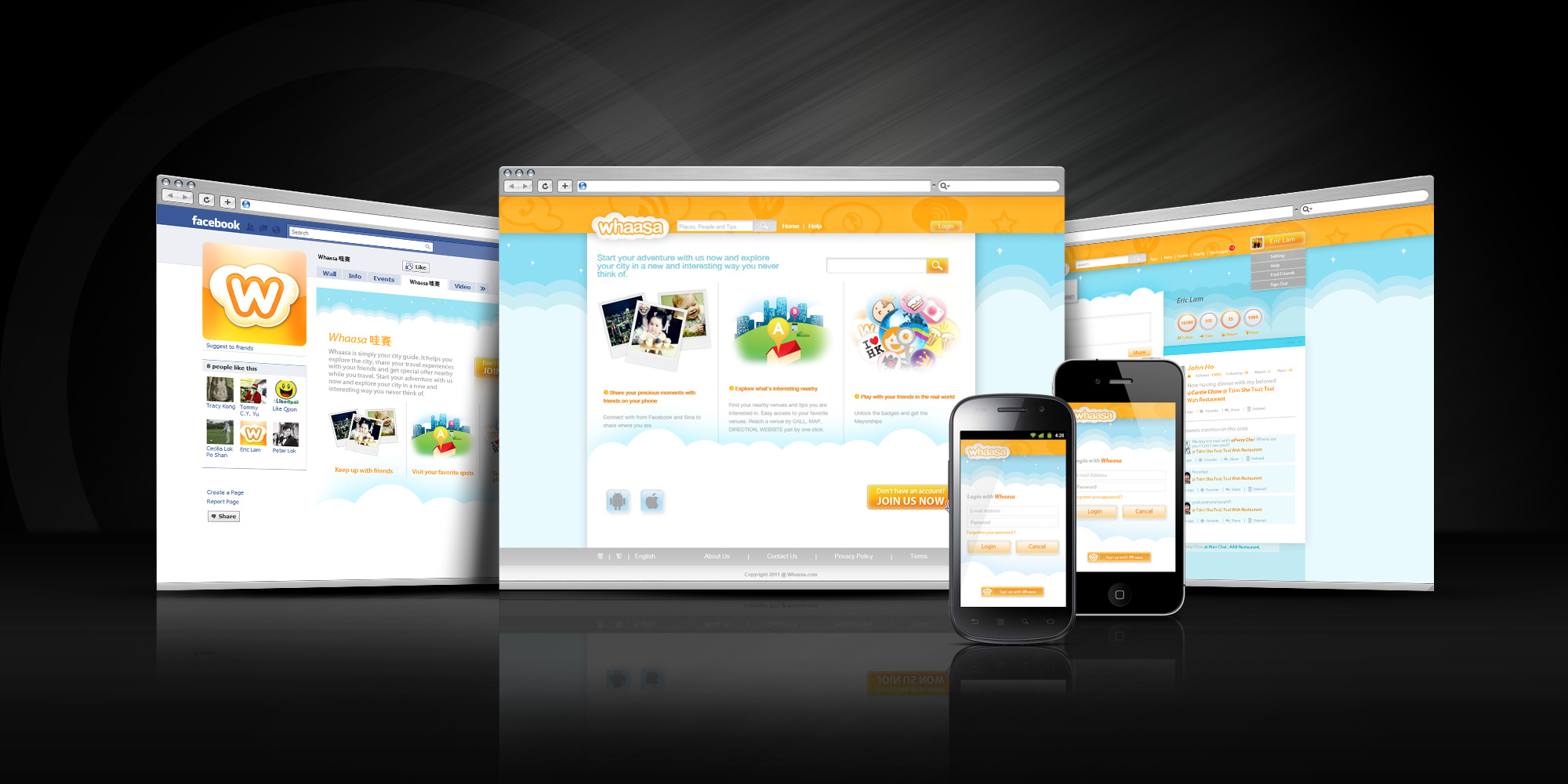 Whaasa.com - Web with Mobile App