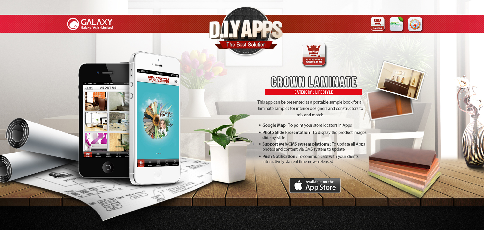 Crown Laiminate - DIY App Solution